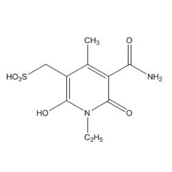 3-Sulfomethyl-4-methyl-5-carbamoyl-6-hydroxy-N-ethyl pyridone